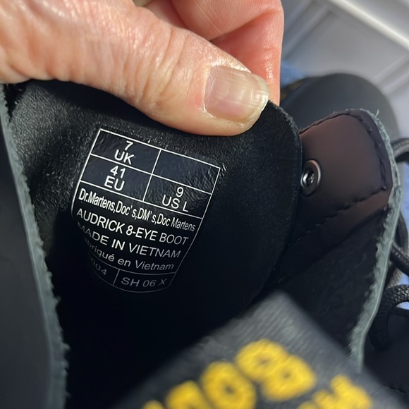 Dr Martens Audrick Nappa Leather Platform Ankle Boots Size 9 NEW - Picture 9 of 14